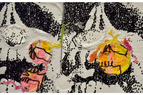 Sally Eland, Skullduggery yellow pink 2025