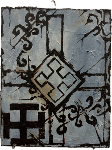 George Manhire, Untitled (There Still series) (2025)