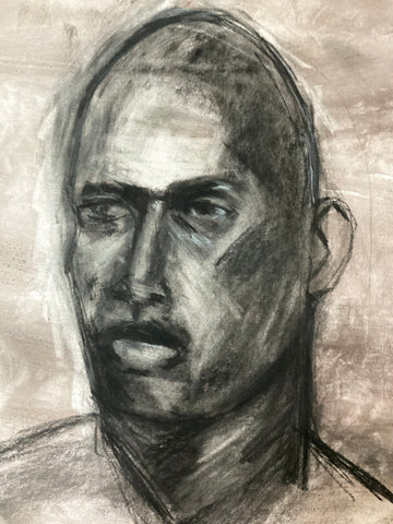 Dick Graham, Life model portrait (2024)