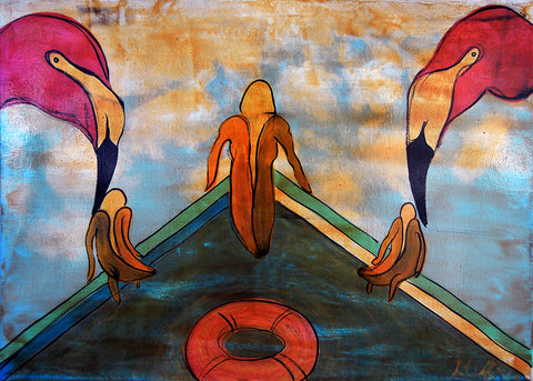 Antonio Maggi, Learning to swim