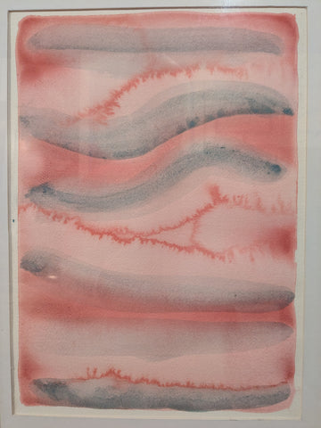 Giuseppe Marasco, Mexican Colourfield Abstraction Cochineal Waves (2023)
