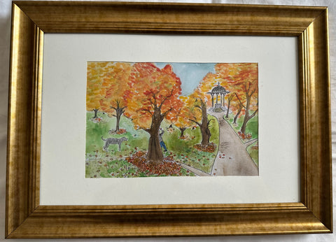 Thea Telfer, Autumn in our park (2025)