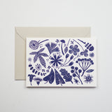 Blue Flowers Card